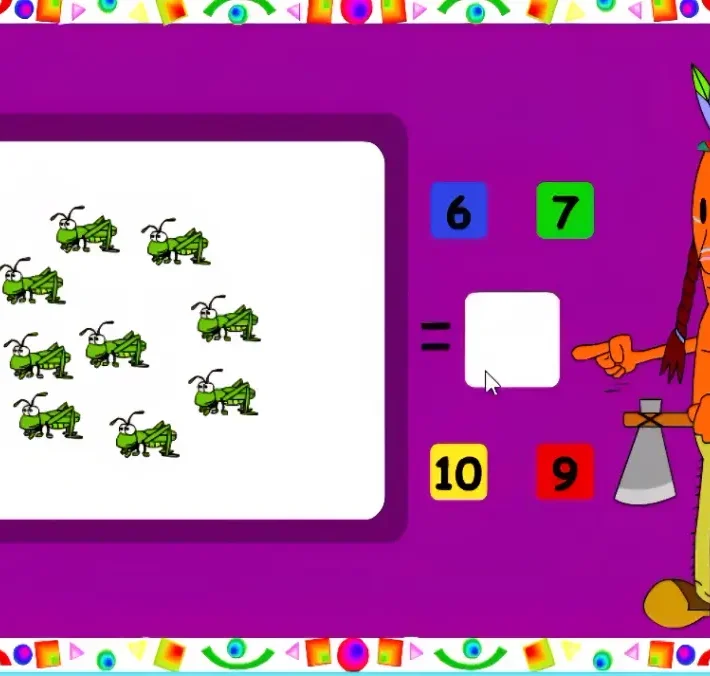 Cuenta los objetos y arrastra el resultado